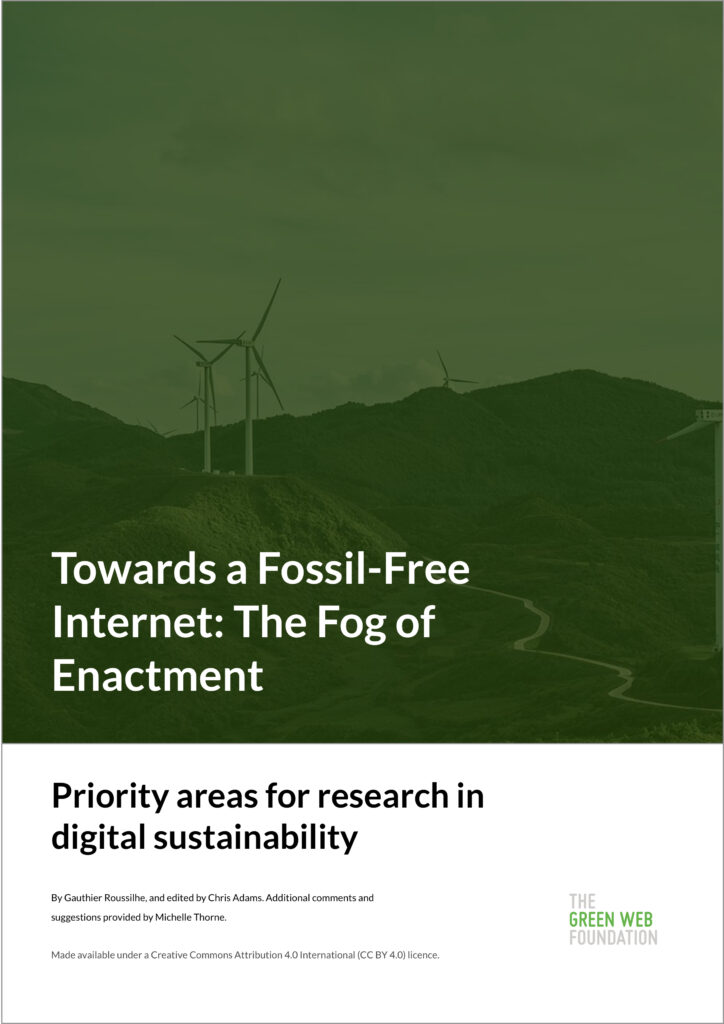 Cover of the Fog of Enactment Report