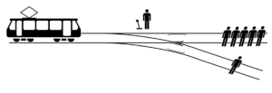 Trolley problem by McGeddon. Licensed CC-BY-SA 4.0