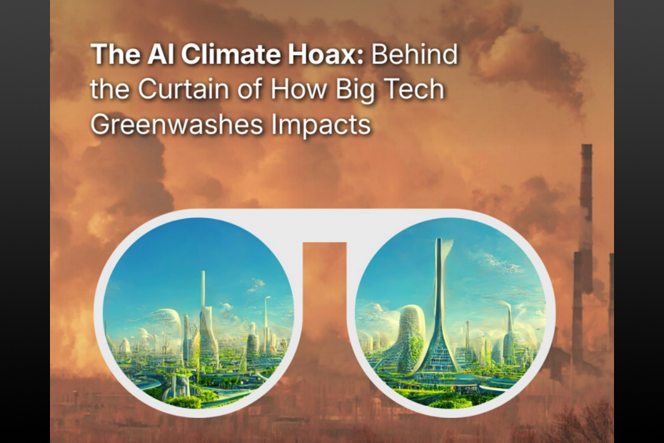 The AI Climate Hoax: Behind the Curtain of How Big Tech Greenwashes Impacts