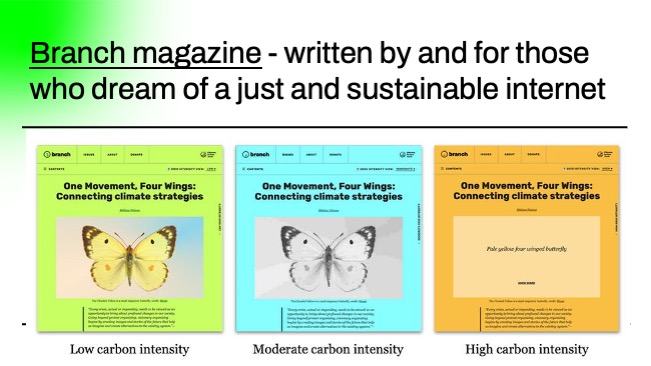 Branch magazine - written by and for those who dream of a just and sustainable internet