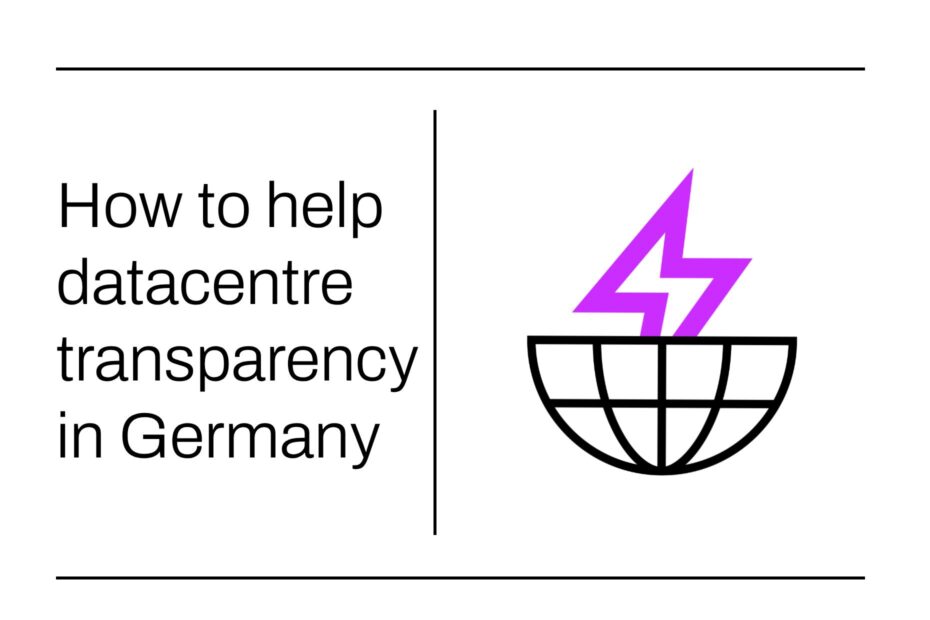 how to help datacentre transparency in germany