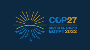 the COP 27 logo for Sharm El-Sheikh
